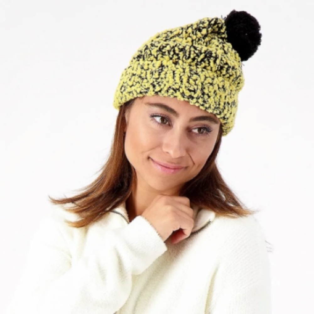 PEACE LOVE WORLD Confetti Yarn Hat